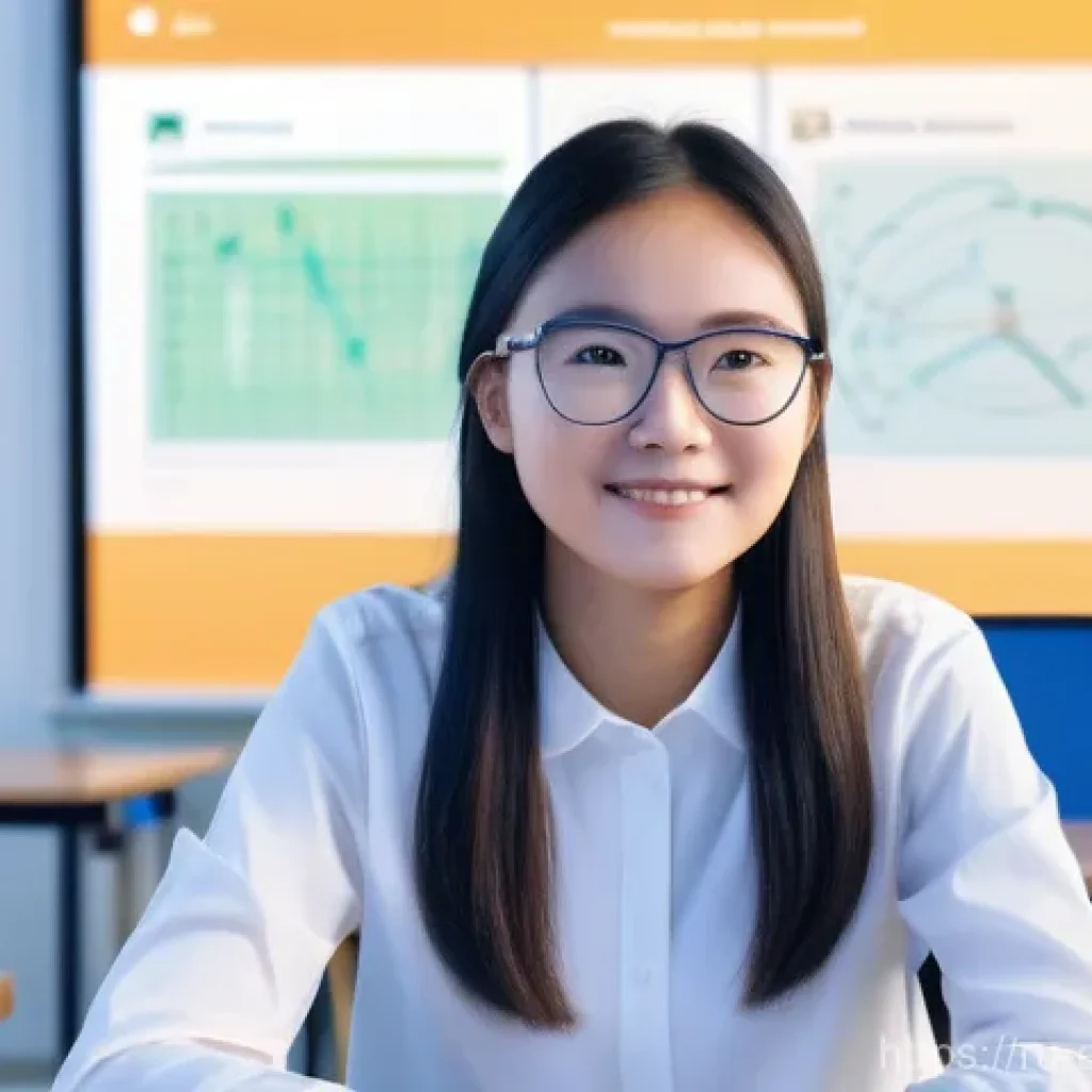 교육공학과 혁신 교수법 - **Prompt 1: AI-Powered Personalized Learning Experience**
    A bright, modern study space with a di...