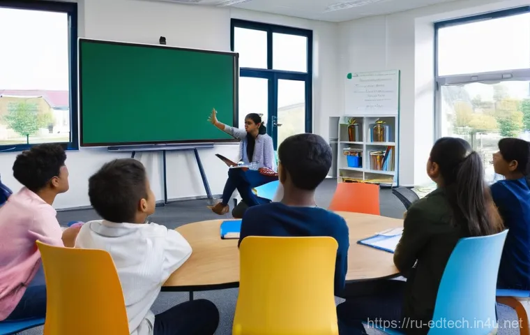 교육공학과 혁신 교수법 - **Prompt 2: Immersive VR/AR Field Trip for Students**
    A group of three diverse university studen...